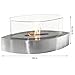 Regal Flame Veranda Tabletop Portable Bio Ethanol Fireplace in SS