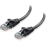 Cable Matters Cat6 Snagless Ethernet Patch Cable in Black 50 Feet