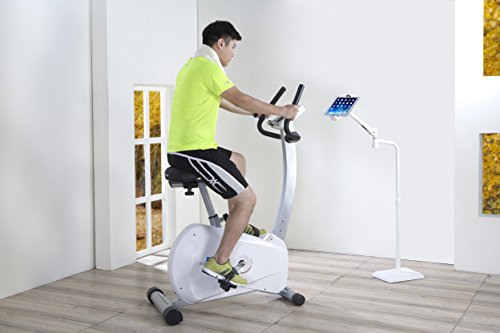 ide Height Adjustable 360 Degree Rotating Floor Stand for Tablets (ICFTS01W)