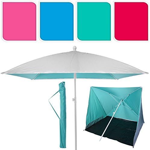 Beach Umbrella Tent Parasol Garden Patio Outdoor Folding Uv Sun Shade Shelter