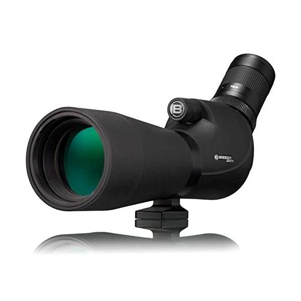 Bresser Spektiv Corvette 15-45x60 wasserdicht mit 340° drehbarem Korpus, robuster Gummiarmierung und voller mehrschichtvergüteter Optik, schwarz