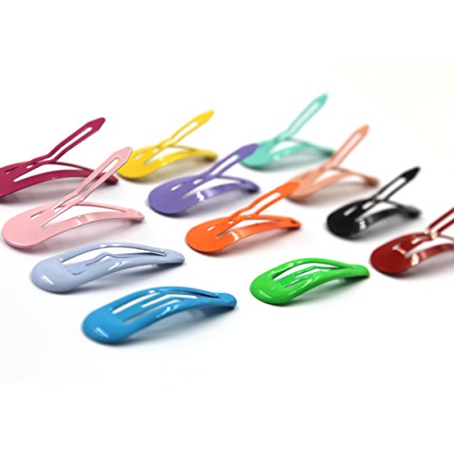 image for CellElection 72Pcs Snap Hair Clips 2 Inches Baby Hair Clips No Slip Me
