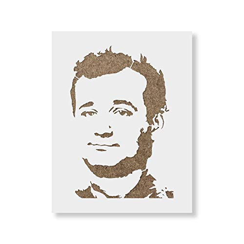 Bill Murray Stencil Template - Reusable Stencil with Multiple Sizes Available