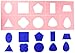 Didax Educational Resources Montessori Shapes Set