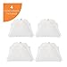 Food Cover Tents with Wooden Accents (4 Pack) | Fine Mesh Screen Net Outdoor Protector | Keep Out Flies, Bugs, Mosquitoes at Picnics, Barbecues, Parties | Pop Up, Collapsible, and Reusable Umbrellas