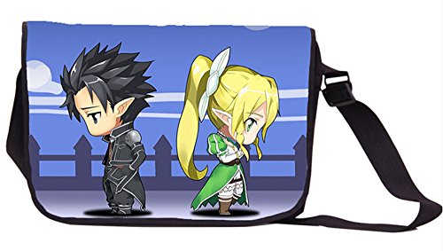 Siawasey Sword Art Online Anime Kirigaya Kirito Messenger Bag Backpack Shoulder Bag - Image 32