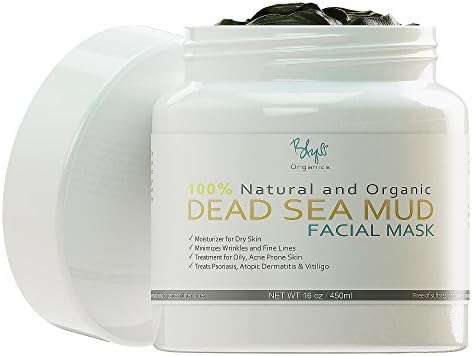 Dead Sea Mud Facial Mask- Organic Skin Care & Natural Cleanser-Moisturizer for Dry Skin & Gets Rid of Wrinkles & Fine Lines.Remedy Acne Scars & Blackheads. Experience Radiant Younger Looking Skin Now!