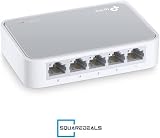 TP-Link TL-SF1005D 5-Port 10/100 Mbps Unmanaged Desktop Network Switch White EU view 2