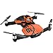 WINGSLAND WingsLand 4K Camera Live Video Foldable Pocket Size WINGSLAND S6 Air Selfie Drone, Black Orange, Ultra-Compact (S6)