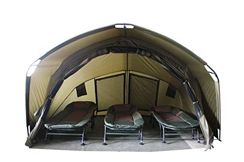 Karpfenzelt 1-3 Mann Fort Knox 2.0" 3,5 Dome Innenhöhe 1.9m ZeltAngelzelt Anglerzelt 2 Bivvy inkl. Gummihammer 2 – Bild 4