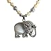 Smorry 1 Pair Stainless Steel Love Heart Shaped Pendant Necklace