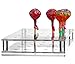 Cq acrylic 25 Hole Lollipop Holder,Clear Acrylic Cake Pop Lollipop Decorating Stand Holder Display for Party,Pack of 2