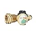 MYSWEETY [Upgraded Version] Propane Gas Guage Meter, Tank Leak Detector POL Convents Universal for QCC1/Type1 Propane Tank Cylinders Gas Pressure Meter-100% Solid Brass Heavy-Duty