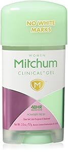 Image of Mitchum Clinical Gel Powder Fresh Deodorant, 2 Ounce