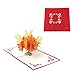 Arich Creative 3D Pop UP Holiday Greeting Card Flower Tree Christmas Thanksgiving Gift
