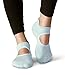 LA Active Grip Socks - 2 Pairs - Yoga Pilates Barre Ballet Non Slip (Royal Lilac and South Beach Teal)