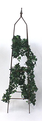 Rost Obelisk, quadratisch, Rankgerüst 180 cm hoch – Bild 5