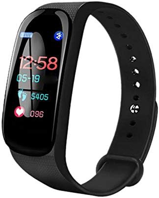 Alian Smart Watch, IP67 Waterproof 0.96 Inch Screen Smart Bracelet with Sports Bracelet ECG Heart Rate Blood Pressure Oxygen Monitoring Call Reminder Wristband for M3/M3 Plus