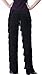 JEZISYMA Women's Tassels Fringe Dance Pants Ballroom Latin Tango Salsa Practice Performance Dancing Costume Pants