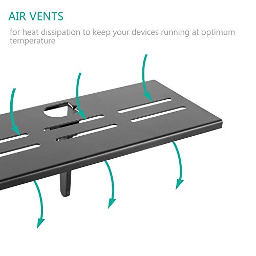 WALI TV Top Shelf, 23.6 x 5 Inch Flat Panel for Streaming Devices