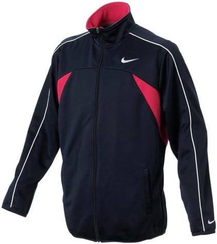 Amazon Nike ナイキ ジャージ メンズ ウォームアップジャケット ネイビー レッド 11春 フィットネス トレーニング ジャケット 通販