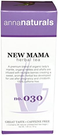 Anna Naturals - Organic Postpartum Herbal Tea - With Lady's Mantle - 1.83 oz