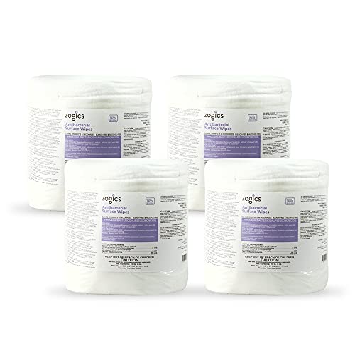 Zogics Antibacterial Wipes Disinfecting Wipes for Sanitizing and