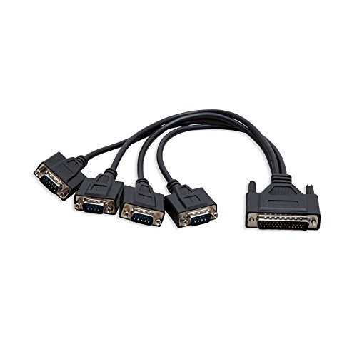 IO Crest 4 Port RS-232 Serial PCIe 2.0 X1 Controller Card Components SI-PEX15042