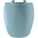 Bemis 1240200024 Eljer Emblem Plastic Round Toilet Seat, Twilight Blue