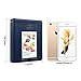 Mini Photo Album Book for Instax Fujifilm Polaroids HP Sprocket 2x3 Inch Pictures fugi Photos 64 Pockets Dark Blue