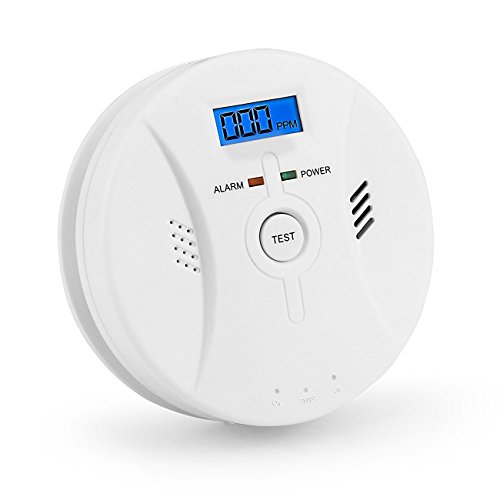 Carbon Monoxide Detector, Battery Operated CO Detector with Digital Display Loud 85dB CO Gas Alarm Security Monitor, Carbon Monoxide Alarm for Home and Traveling