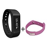 Smart Bracelet,ELEGIANT I5 Plus Waterproof Bluetooth 4.0 Sports Bracelet Pedometer Tracking Calorie Health Wristband Sleep Monitor For Samsung Andriod Smart Phones + Sports Bracelet Band