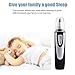 ETTG Nose Hair Trimmer,2 in 1 Hair Trimmer for Men Electric Painless Nose Ear Eyebrow Facial Hair Removal for Women,IPX7 Waterproof Hair Clippers-Battery-Operated