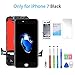 QI-EU Compatible with iPhone 7 Screen Replacement Black 4.7 Inch Model A1660 A1778 A1779 3D Touch LCD Display Digitizer Assembly kit with Repair Tools,Replacement Manual,Screen Protector