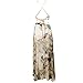 Women Dress,Haoricu 2017 Sexy Women Summer Bohemia Halterneck Long Evening Party Beach Dress (S, White)