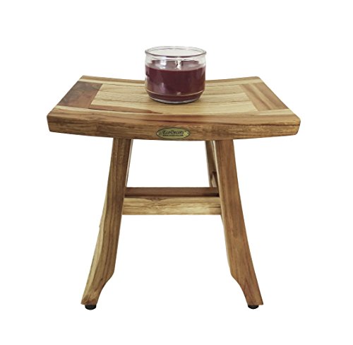 EcoDecors Satori Shower Stool, Natural
