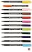 SAKURA Koi Coloring Brush Pen Set of 12 Colors | Brush Markers for Writing, Drawing & Journaling