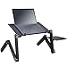 AuAg Protable Laptop Desk for Bed and Sofa,Laptop stand,Adjustable tabletop, Cozy Desk,Laptop stand table pad with 2 CPU Cooling Fans for Notebook,Macbook,iPa,Ergonomics 360 Degree Adjustable Legs