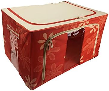 SHICK Medium Lidded Storage Bin, Sun Flower, 13.5 By 24 By 16.5 Inches (Red)