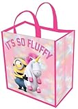 Despicable Me 3! Minions Its So Fluffy! Pink Unicorn Reusable Tote Bag for Kids, Teens, and Adults! Medium