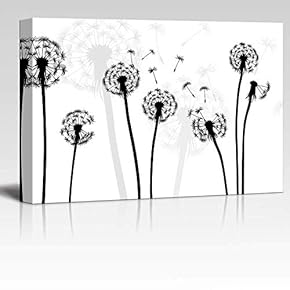 Black and White Style Dandelion