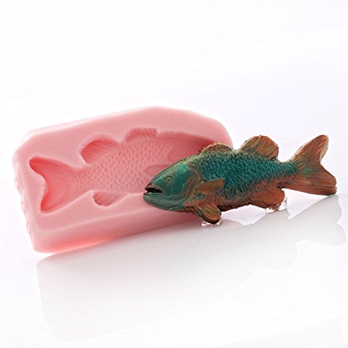 Small Fish Shaped Silicone Mold Food Safe Fondant, Chocolate, Candy, Resin, Polymer Clay, Craft, Jewelry Food Mold.