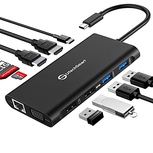 UtechSmart Triple Monitor USB-C Docking Station