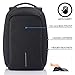 XD Design Bobby Original Anti-Theft Laptop USB Backpack Black (Unisex Bag)