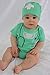 Sozo Unisex-Baby Newborn Doctor Bodysuit and Cap Set