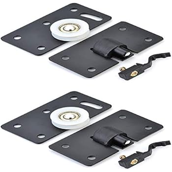 Amazon Com Black Sliding Door Wheel Sliding Door Roller Wardrobe