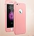 Auroralove iPhone 6/6s Full Body Hard Case-Aurora Pink Front and Back Cover with Tempered Glass Screen Protector for iPhone 6/6s 4.7 Inch
