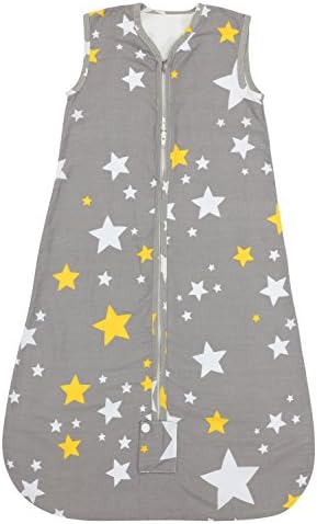 Newborn Baby Boys Girls Sleeveless Sleeping Bag Stars 100% Cotton Sleep Sack for Baby Boys and Girls Sleep Suit Unisex Baby Gifts for infants and babies 0-12 months– Kiddy Bird