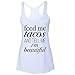 Women Tank Tops, kaifongfu Letter Print Sleeveless Tank Crop Tops Vest (S, White)