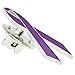 PinMart Awareness Enamel Lapel Pin – Nickel Plated Purple Ribbon Pin – Alzheimer’s Prevention and Awareness Ribbon – Jewelry Brooch with Secure Clutch Back – 1 Piece